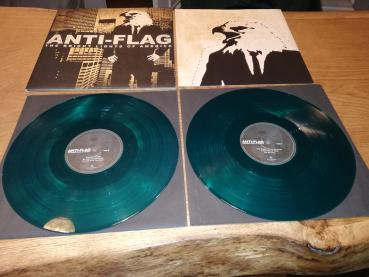 Anti-Flag The Bright Lights of America 2016 Sony Music RCA 8718469539956 Grün Transparentes Vinyl Doppel LP Europäische Pressung NM/NM